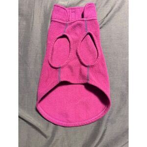 RC Pets Magenta Pink Fleece Dog Sweater Pullover with Leash Portal Size 14